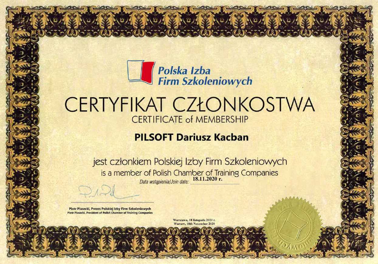 Polska Izba Firm Szkoleniowych Pilsoft